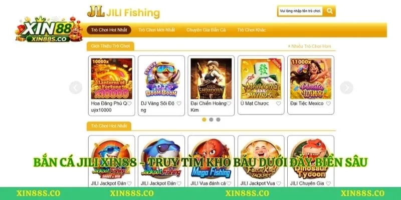 Bắn cá JILI Xin88 - Truy Tìm Kho Báu Dưới Đáy Biển Sâu