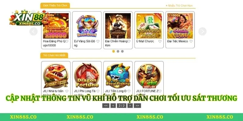 Cập nhật thông tin vũ khí hỗ trợ dân chơi tối ưu sát thương