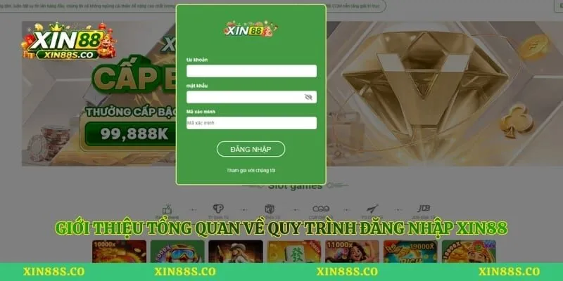 Giới thiệu tổng quan về quy trình đăng nhập Xin88