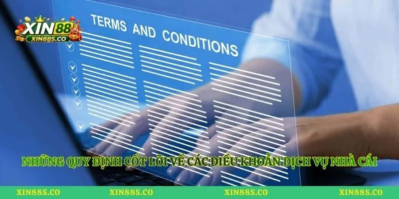 Những quy định cốt lõi về các điều khoản dịch vụ nhà cái