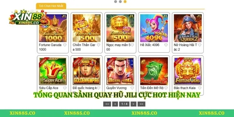 Tổng quan sảnh quay hũ JILI cực hot hiện nay