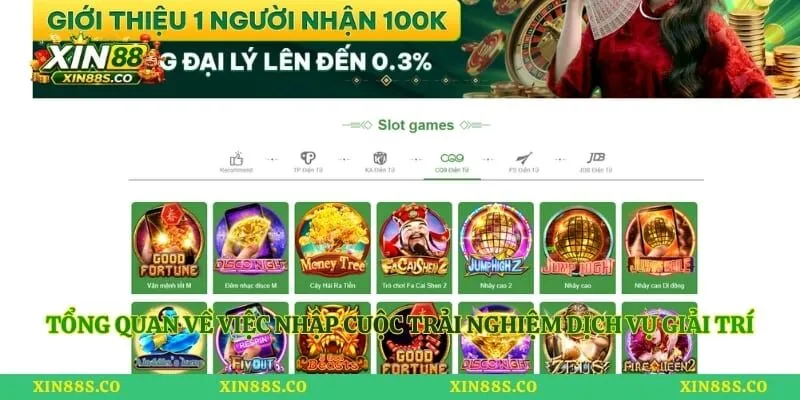 Tổng quan về việc nhập cuộc trải nghiệm dịch vụ giải trí chi tiết